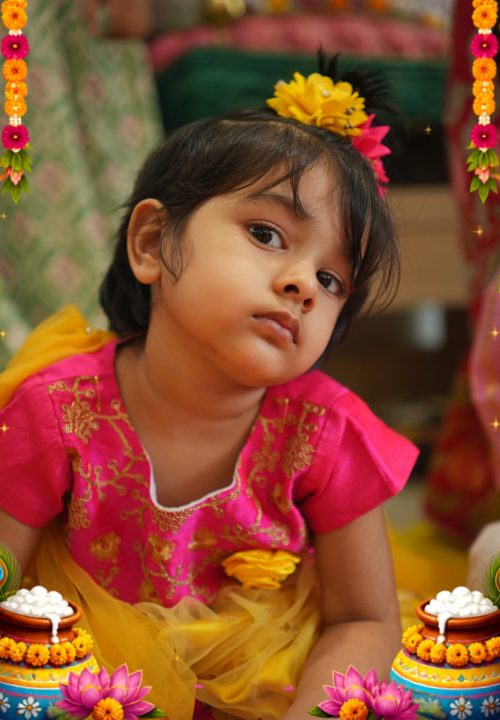 🦚✨ A celebration filled with devotion, joy and little Krishna magic!Bella Mente came alive with (13)