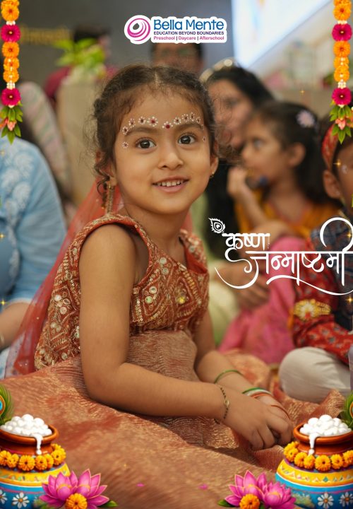 🦚✨ A celebration filled with devotion, joy and little Krishna magic!Bella Mente came alive with